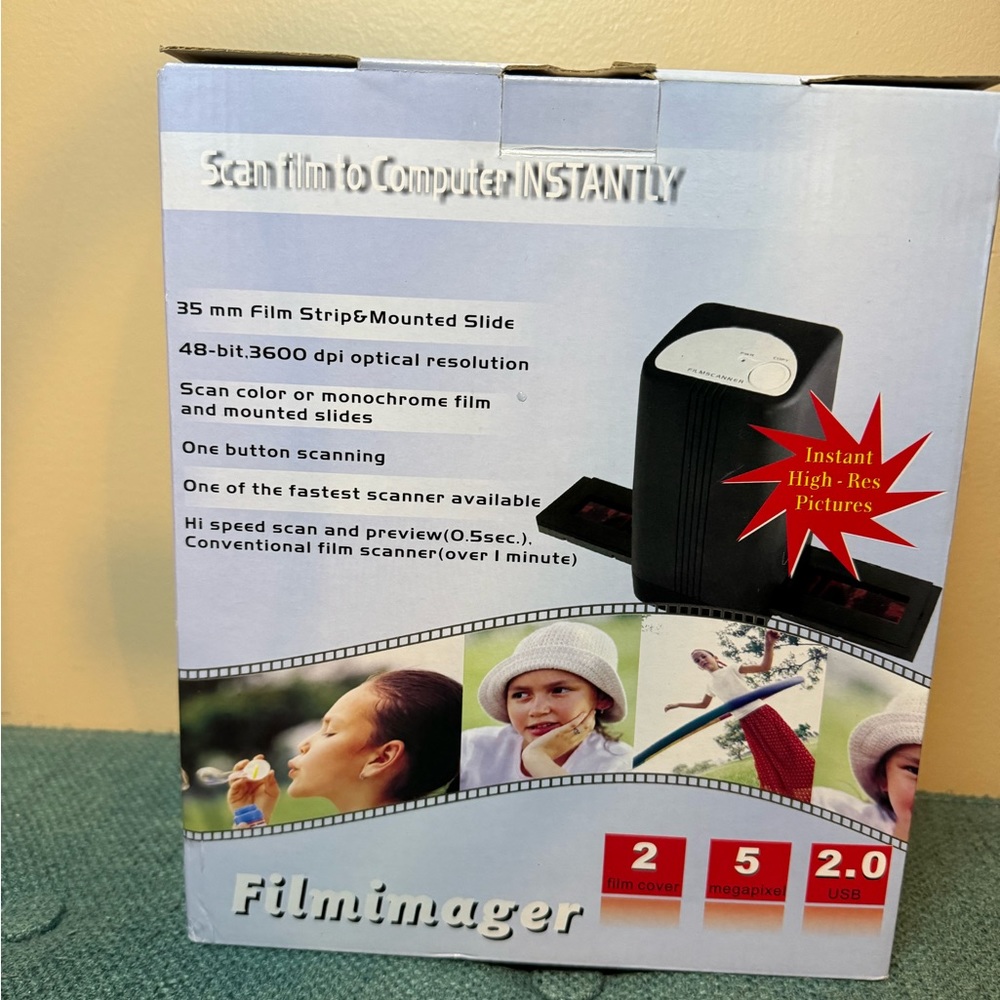 Film Scanner - Scan Photo Film Negatives to your PC Instantly - FILMIMAGER